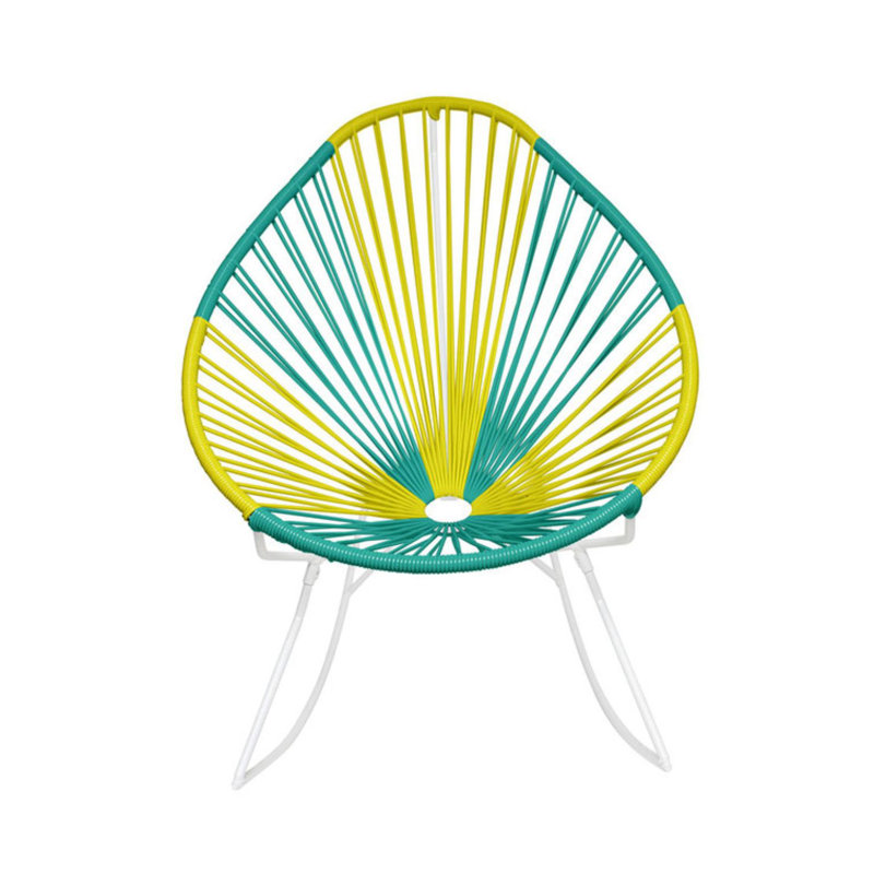 Chaise berçante Innit Designs Acapulco, Blanc, Brésil