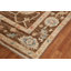 Tapis turc Oushak à teinture végétale brun 8 x 10
