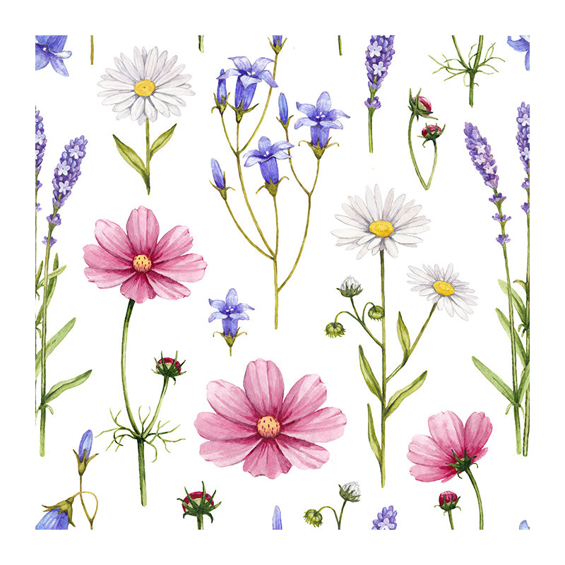 Carrianne 2.5m x 2.5m Matte Mural, 208 x 146cm