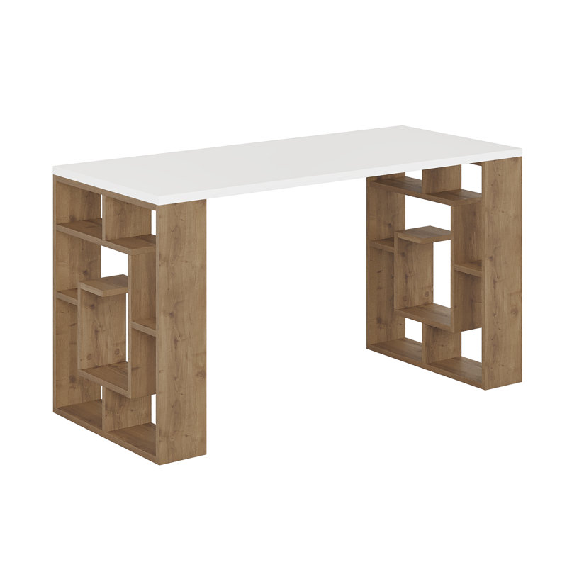 Labirent Modern Desk with Maze Design Legs, Hitit