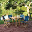 Essex Outdoor Round Teak Dining Table-21854625
