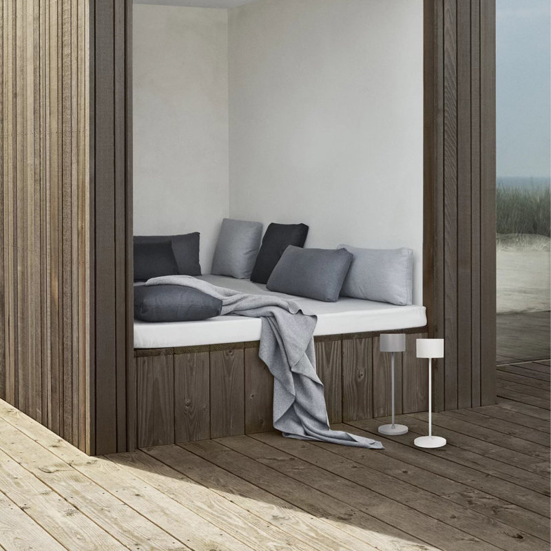 Farol Aluminium USB Table Lamp, Satellite