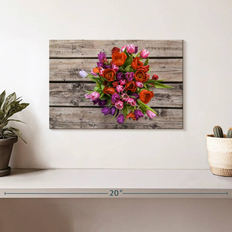 Bouquet de tulipes Harnek, H 8 po x l 12 po