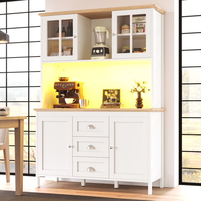 179cm Kitchen Pantry, White