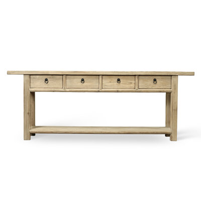 91'' W Solid Wood Console Table