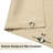Abba Windproof Top & Bottom Grommet Outdoor Curtain Single Panel-1613254586-1613254585