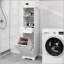 Armoire de trieur de linge inclinable à un compartiment et à un tiroir avec conception peu encombrante pour une organisation efficace et un accès facile-132677082