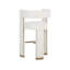 Upholstered Stool with Solid Wood Frame-1517964722