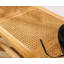 42" Rattan Entryway Bench with Footrest, Itasca Dining Bench-88649651