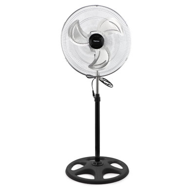 18 Inch Chrome Hi-Speed Industrial Standing Fan