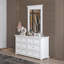 Miroir rectangulaire pour commode en bois