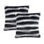 Indoor / Outdoor Striped Square Throw Pillow Cover