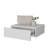 White Wall - Mounted Floating Nightstand: A Blend of Style and Function