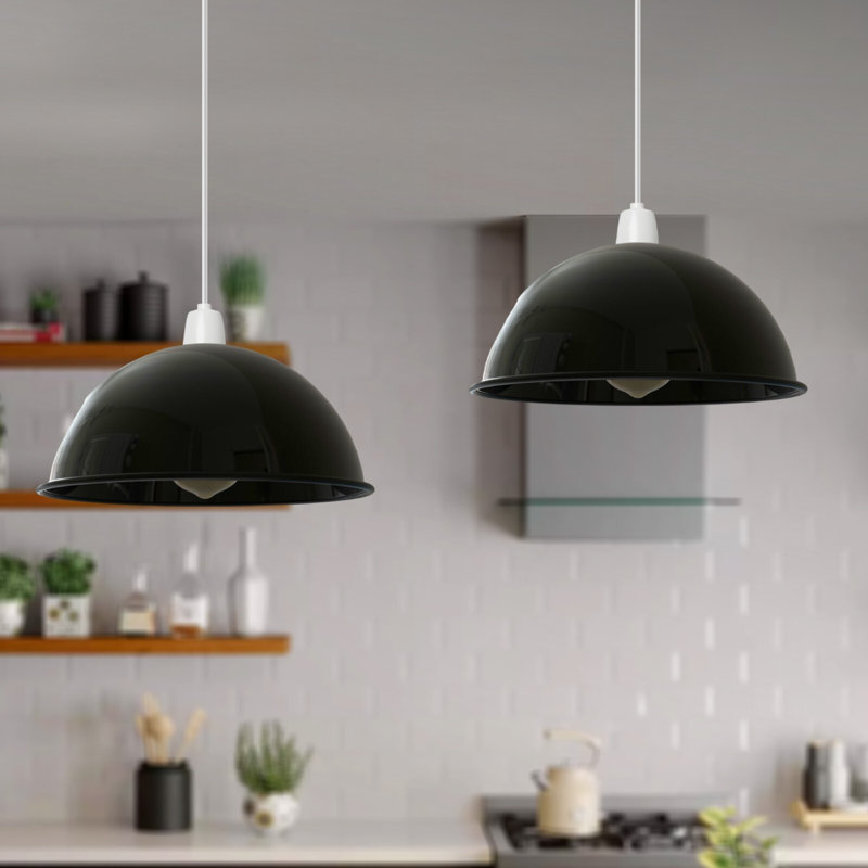 Asir 14cm H Metal Lamp Shade ( Uno ) in Black