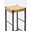 Obrian Counter Stool with Solid Wood Frame