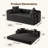78.7 inch Foldable Three Person Fabric Sofa Bed, High Rebound Density Sponge Sofa-127652790