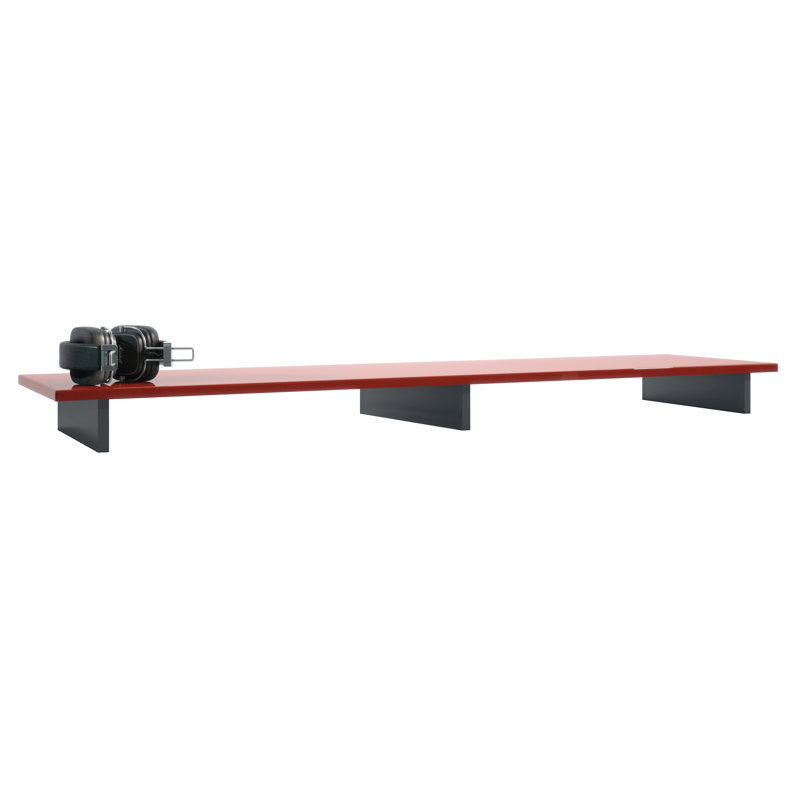Mccready Extra Shelving, Black (matt)/Burgundy (glossy)