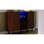 Armoire de bar moderne 55,1 po avec tablettes réglables et lumières RVB, buffet avec porte-verres à vin et support à vin-41912463