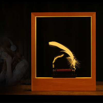 Wooden LED Light DIY Photo Frame