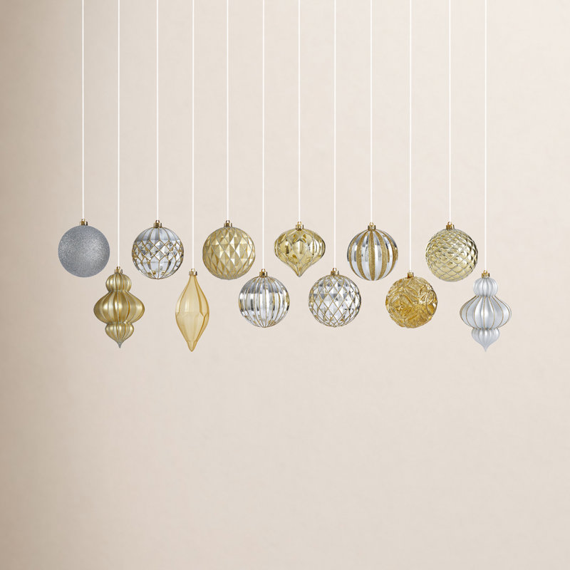 4" Bauble, Gold