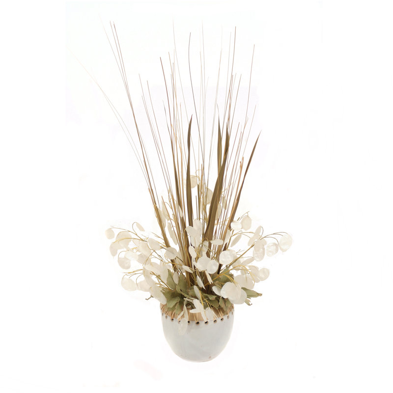 Arrangements floraux mixtes en pot