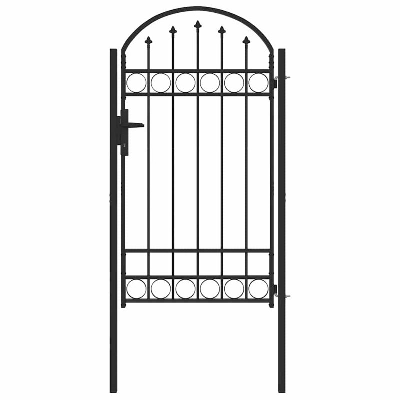 Gate with Gate in Grey, 100 x 175 cm