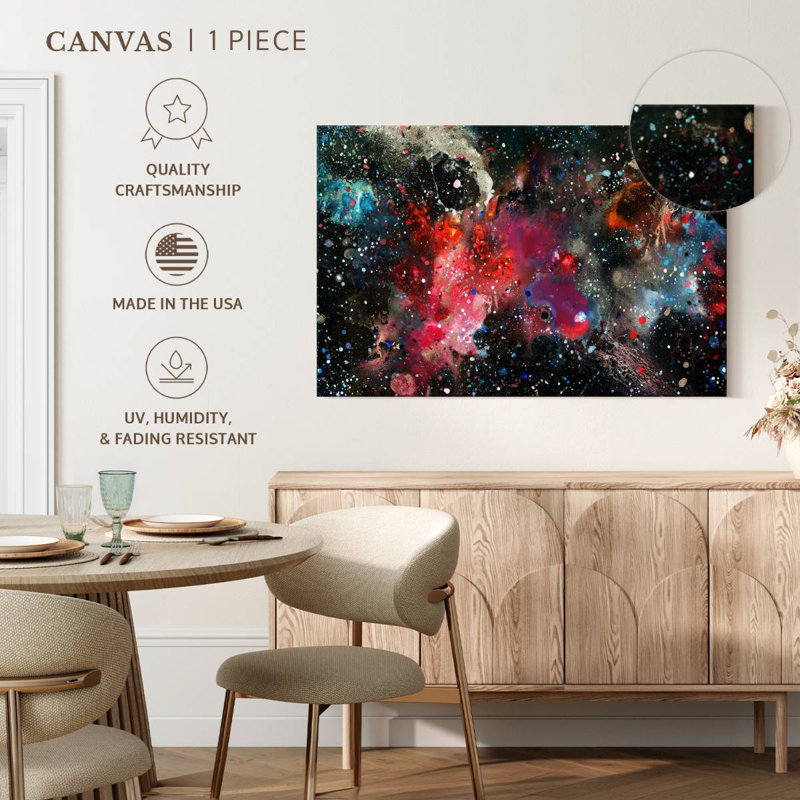 Colourful Galaxy, 24" H x 36" W