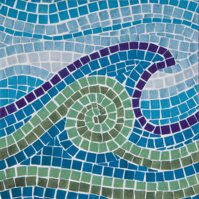 8'' x 8'' Ceramic Decorative Accent Tile