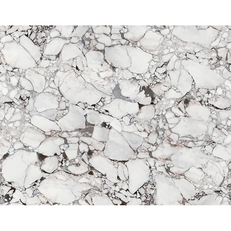 Panneaux muraux effet marbre Avalanche, mat, Blanc, gris, rouge