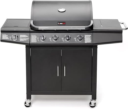 COSMOGRILL Deluxe 4+1 Gas Burner Grill Barbecue incl. Side Burner