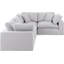 Canapé modulaire rembourré 4 pièces Hinrich-98917406