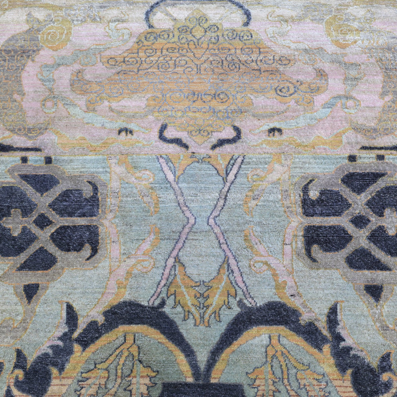 Blue Alchemy Transitional Wool Rug - 7'10" x 9'1"