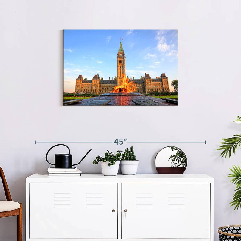 Centennial Flame, 20" H x 30" W