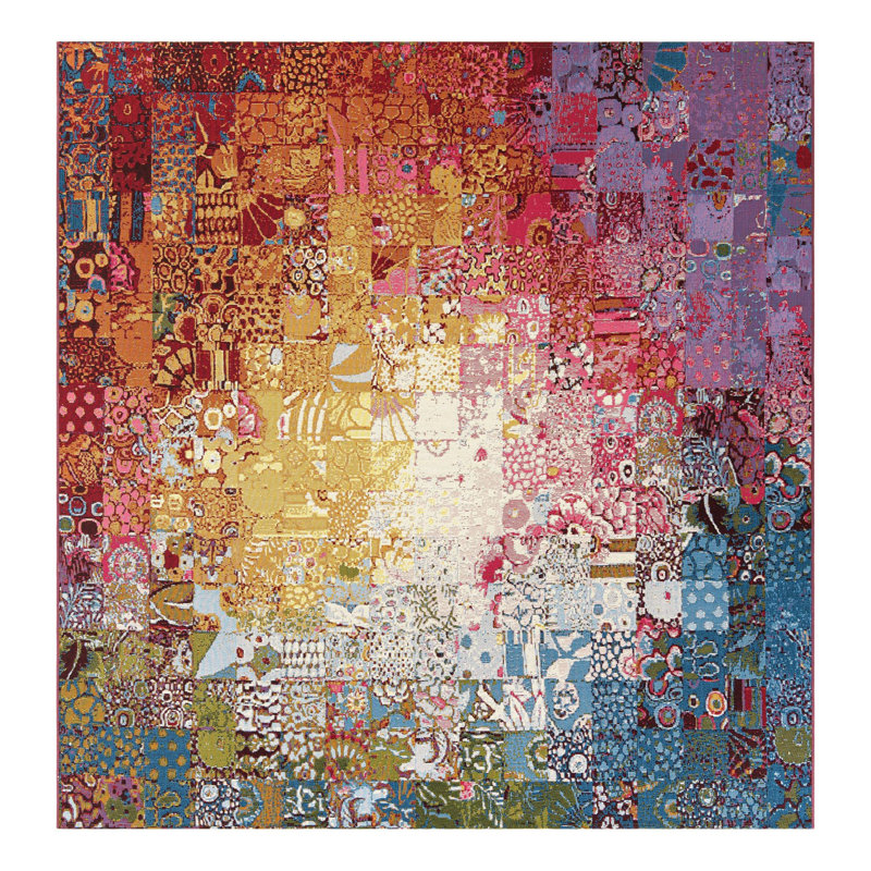 Tapis Luxe Hower, Carré 8 pi