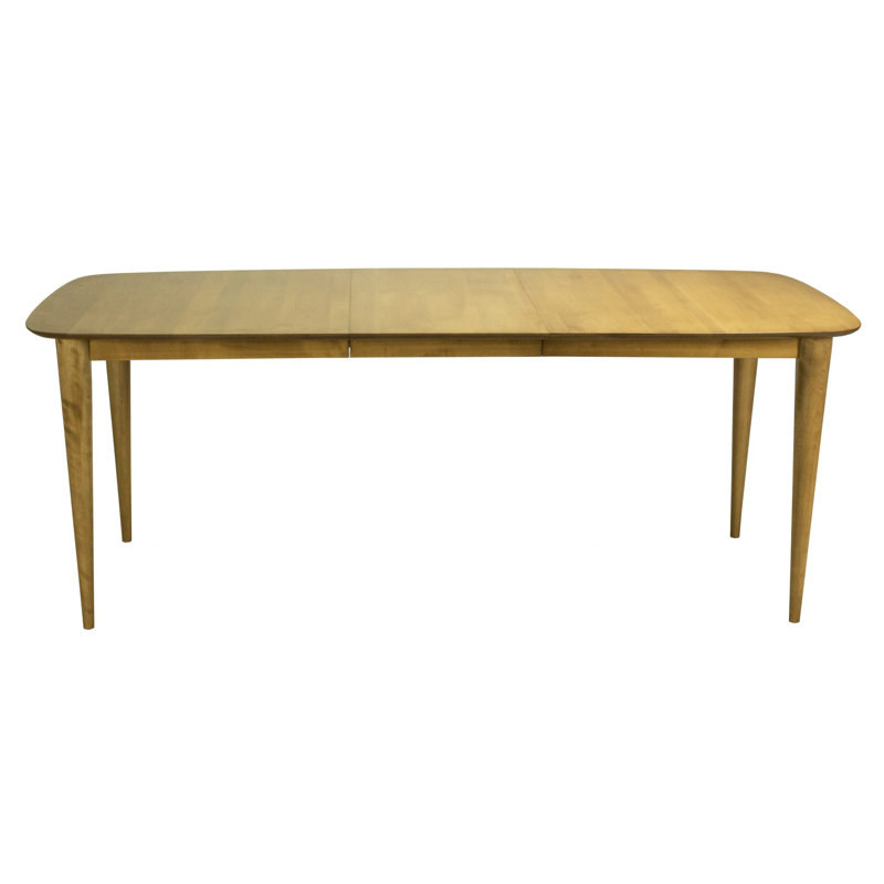 Table de salle à manger en bois massif Couey, H 29 po x L 60 po x l 36 po, Couleurs de l'aurore