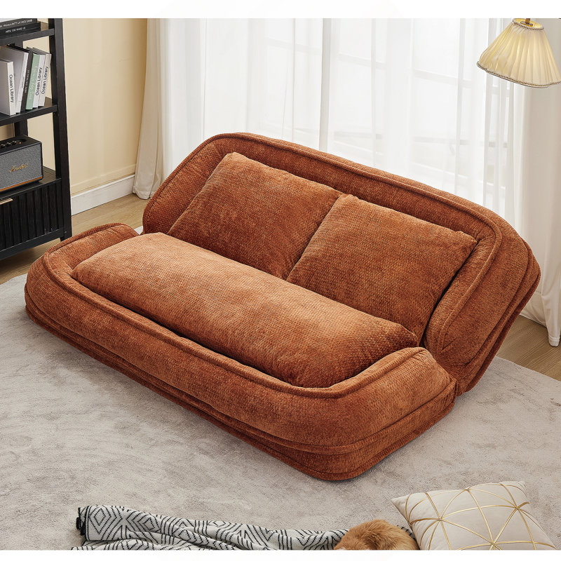 Lit double polyvalent pour personnes et animaux, causeuse paresseuse avec fonction 2 en 1, 5 positions réglables pour un confort et une détente ultimes