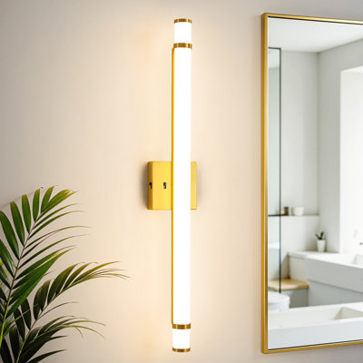 Dimmable Bathroom Vanity Light Led Bath Bar, 5-Color Temperature & 4 Dimming Levels Selectable