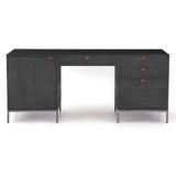 Trey Solid Wood Executive Desk