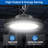 200W High Bay LED Light Fixture UL Listed Dimmable UFO Shop Lighting 29000LM IP65 Waterproof For Warehouse Factory Commercial Spaces 100-277V