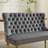 45.6”velvet Upholstered 2-seat Armless Loveseat-55121971-50376761