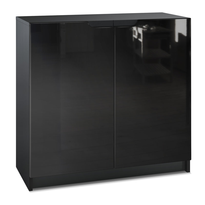 Mazeppa 82cm W Chest of Drawers, Black