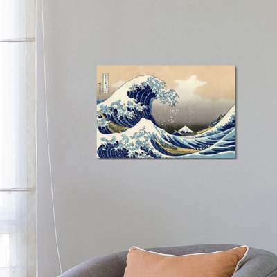 La grande vague à Kanagawa, 1829, impression sur verre acrylique