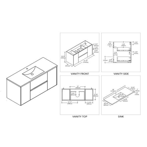 Dimensions du produit