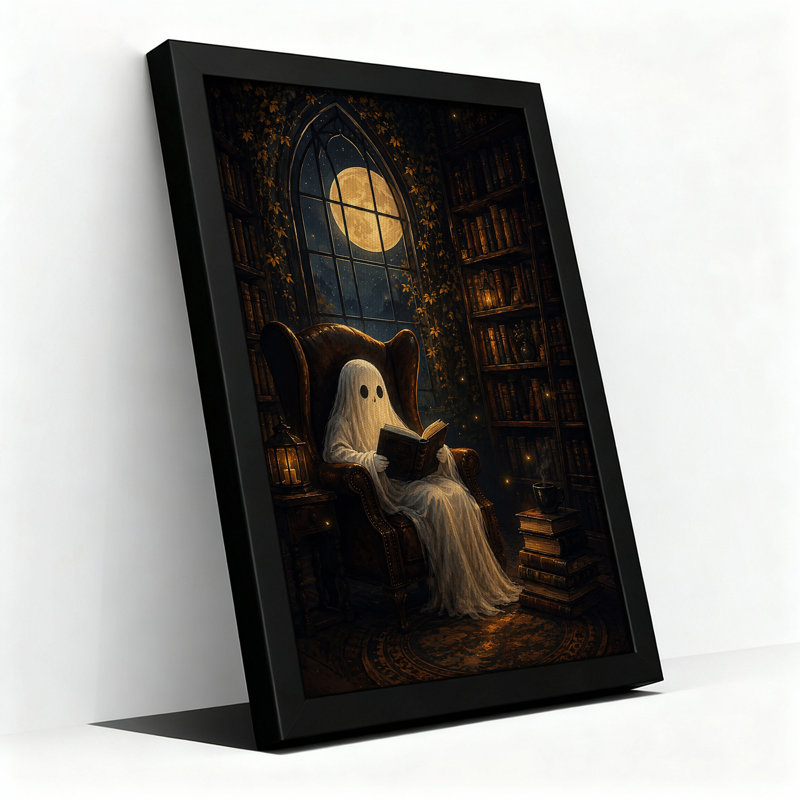 Art mural sur toile "White Ghost", H 24 po x l 16 po