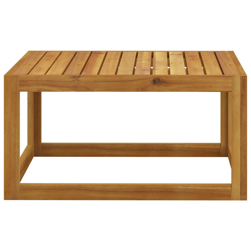 Sofa Set Outdoor Wooden Lounge Set with Cushions Solid Wood Acacia, Grey