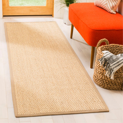 Chaisson Natural Fiber Sisal Pile Solid Color Rug