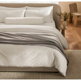 Percale Embellished Duvet Set