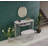 Garry Chrome Legs Fabric Top Module Ottoman, Beige-852797757