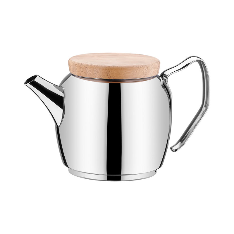 Korkmaz 37oz. Stainless Steel Teapot