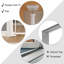 Aluminum Pressure Mounted Pet Gate